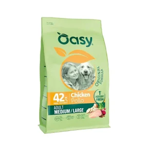 Oasy cane Original adult medium/large pollo 10 kg