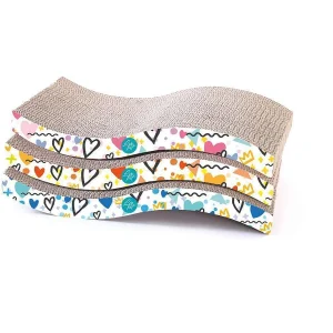 Leopet tiragraffi in cartone Onda 43x22x7 h cm