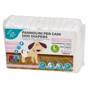 Leopet pannolini igienici assorbenti per cani femmine – 12 pz