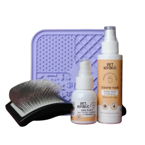 KIT “IL MIO BARBONCINO NON SI FA SPAZZOLARE”