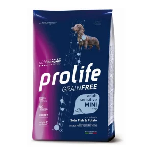 Prolife cane grain free sensitive adult mini sogliola e patate