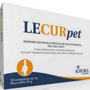 Aurora Biofarma Lecurpet – 30 compresse – Soluzione Naturale per l’Osteoartrite per cani e gatti