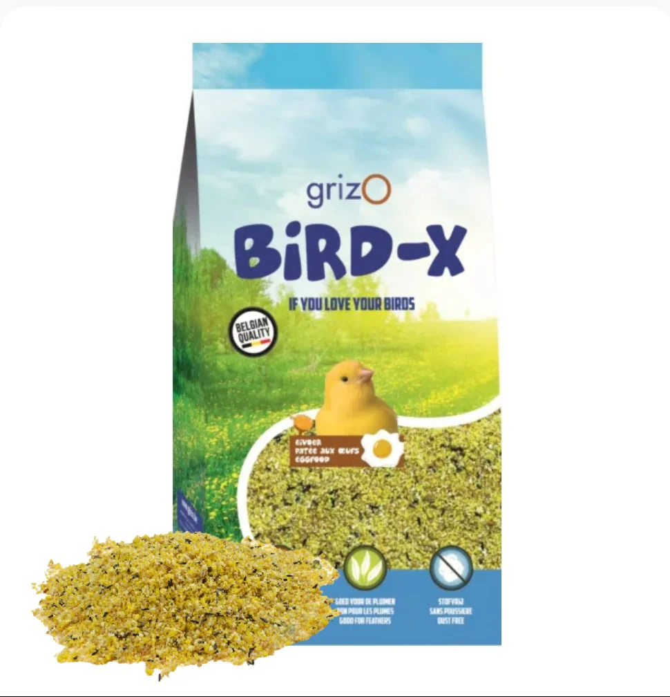 Mangime per l'allevamento Grizo Yellow Moist Bird-X 800 Grammi