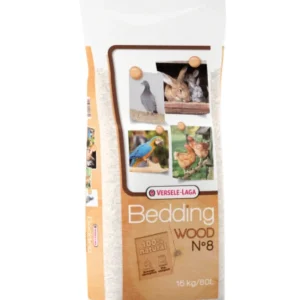 Lettiera in legno Versele-Laga N° 8 - 60l 15kg - Base igienica di trucioli di faggio macinati