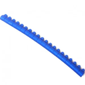 20 anelli di pizzico aperti in alluminio Colore: blu