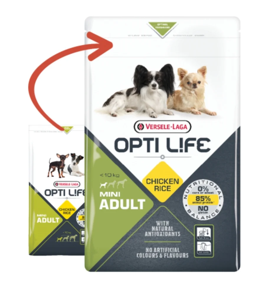 Adult Mini - Cani Adulti di Piccola Taglia - Pollo 7,5kg - Opti Life - immagine 2