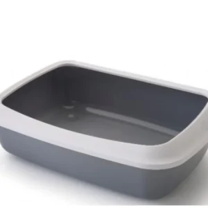 Lettiera per gatti Iriz con bordo grigio 42 cm