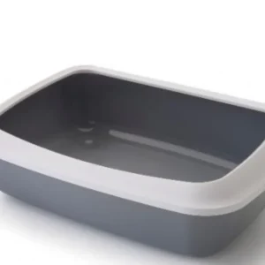 Lettiera per gatti Iriz con bordo grigio 50 cm
