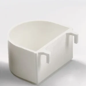 Mangiatoia per pappagalli bianca