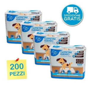 Leopet tappetini igienici assorbenti 60×90 – 200 pz