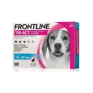 FRONTLINE TRI-ACT PER CANI DA 10 A 20 kg – 3 pipette