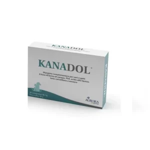 Aurora Biofarma Kanadol – 30 Compresse – Per il sistema nocicettivo ed endocannabinoide di cani e gatti