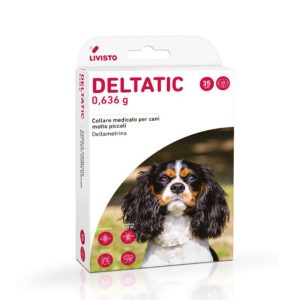 Livisto Deltatic – 35 cm – collare medicato per cani di piccola taglia