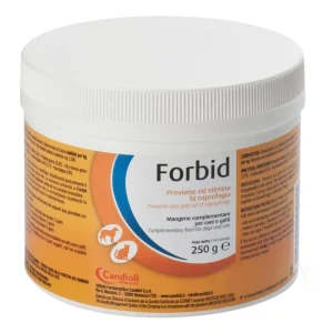 Candioli – Forbid  – Polvere 250 g – Prevenire ed eliminare la coprofagia nei cani e nei gatti.
