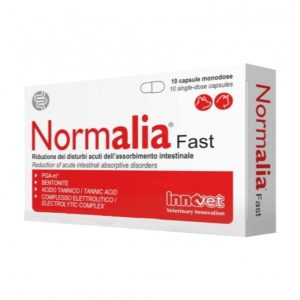 Innovet Normalia Fast – 10 capsule – Contro i disturbi gastrointestinali cani e gatti
