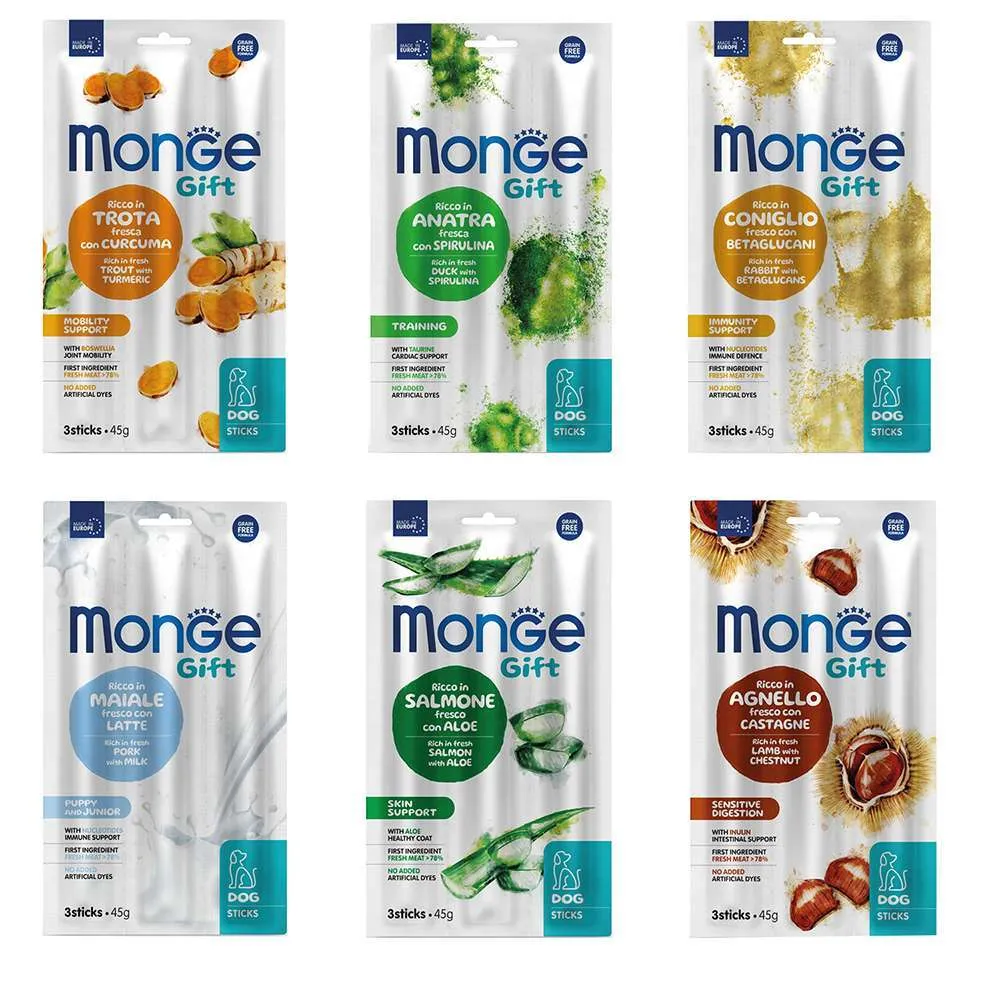 Monge gift snack cane funzionale soft stick – 3 pz - immagine 2