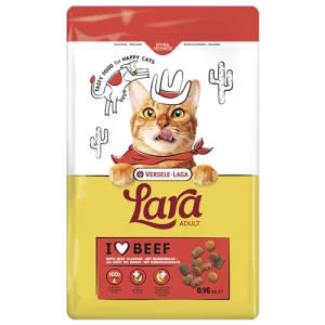 Lara Adult Beef Flavour 7kg - Deliziosi bocconcini di manzo - Gatti adulti
