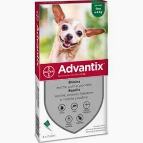 Advantix - Spot On Per Cani Fino a 4 Kg 6 Pipette