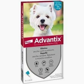 Advantix - Spot On Per Cani > 4 Kg Fino a 10 Kg 6 Pipette