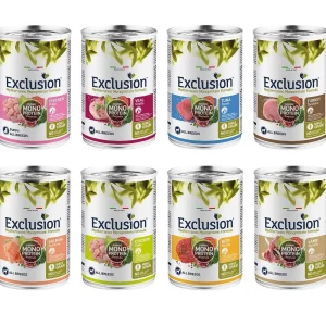 Exclusion mediterraneo wet monoproteico cane adult lattina da 400 gr